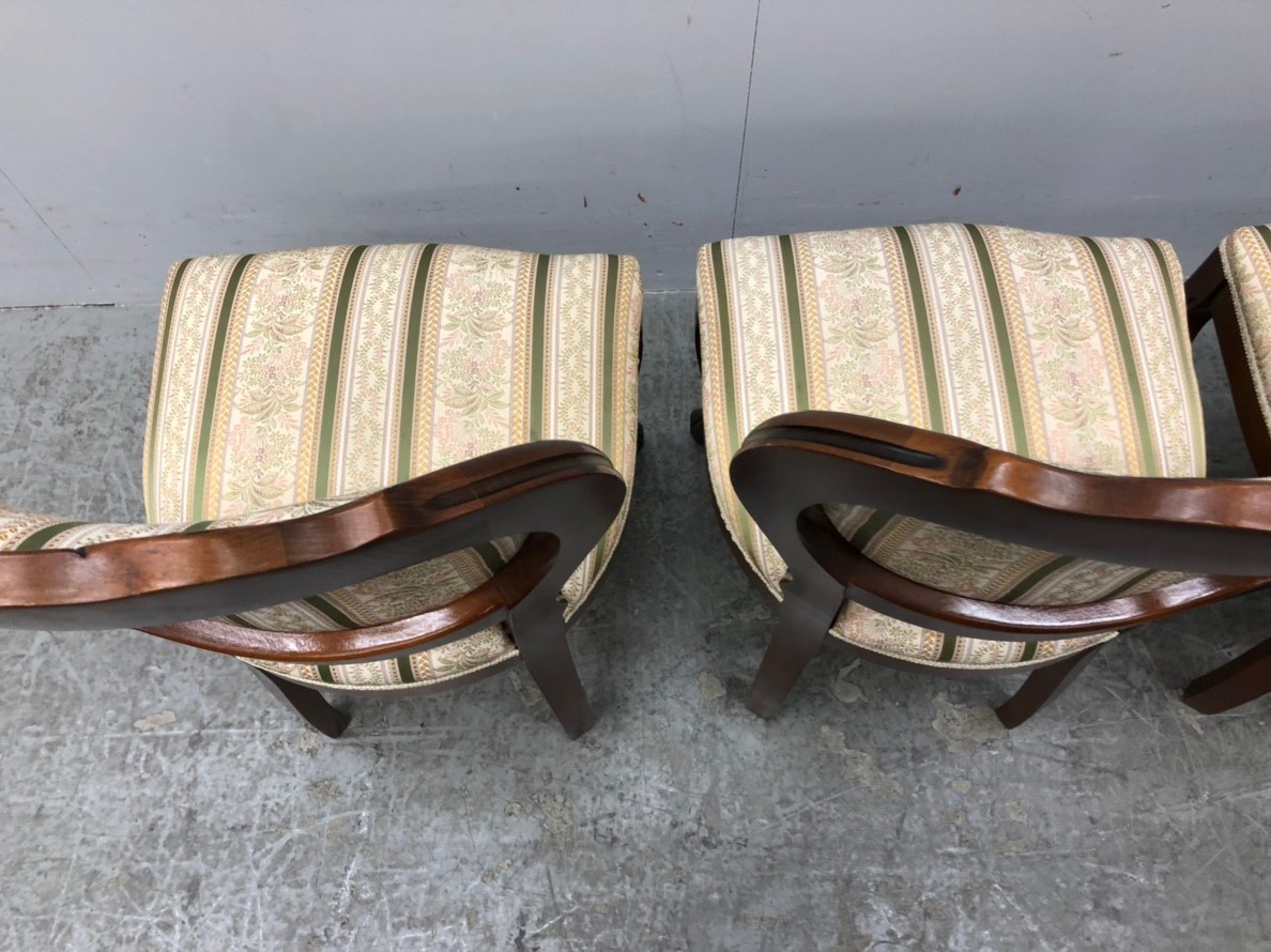 T9661◇展示品◇イタリア製◇ダイニングチェア◇4脚set◇猫足 【公式通販】