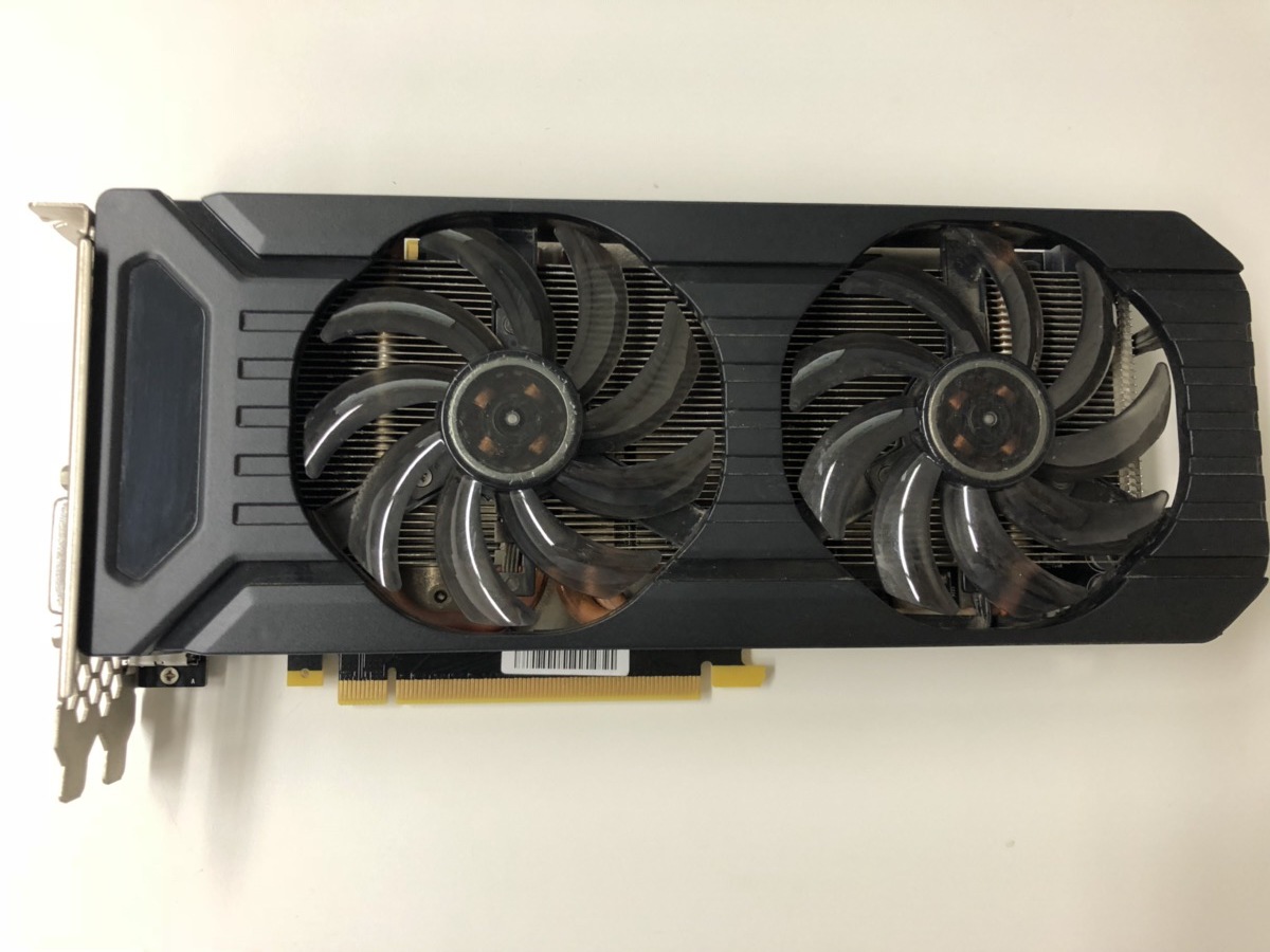 【動作確認済】PALIT GTX1080 DUAL OC 8G GDDR5X 256bit DVI 3-DP HDMI（グラフィックカード GPU ビデオカード)１