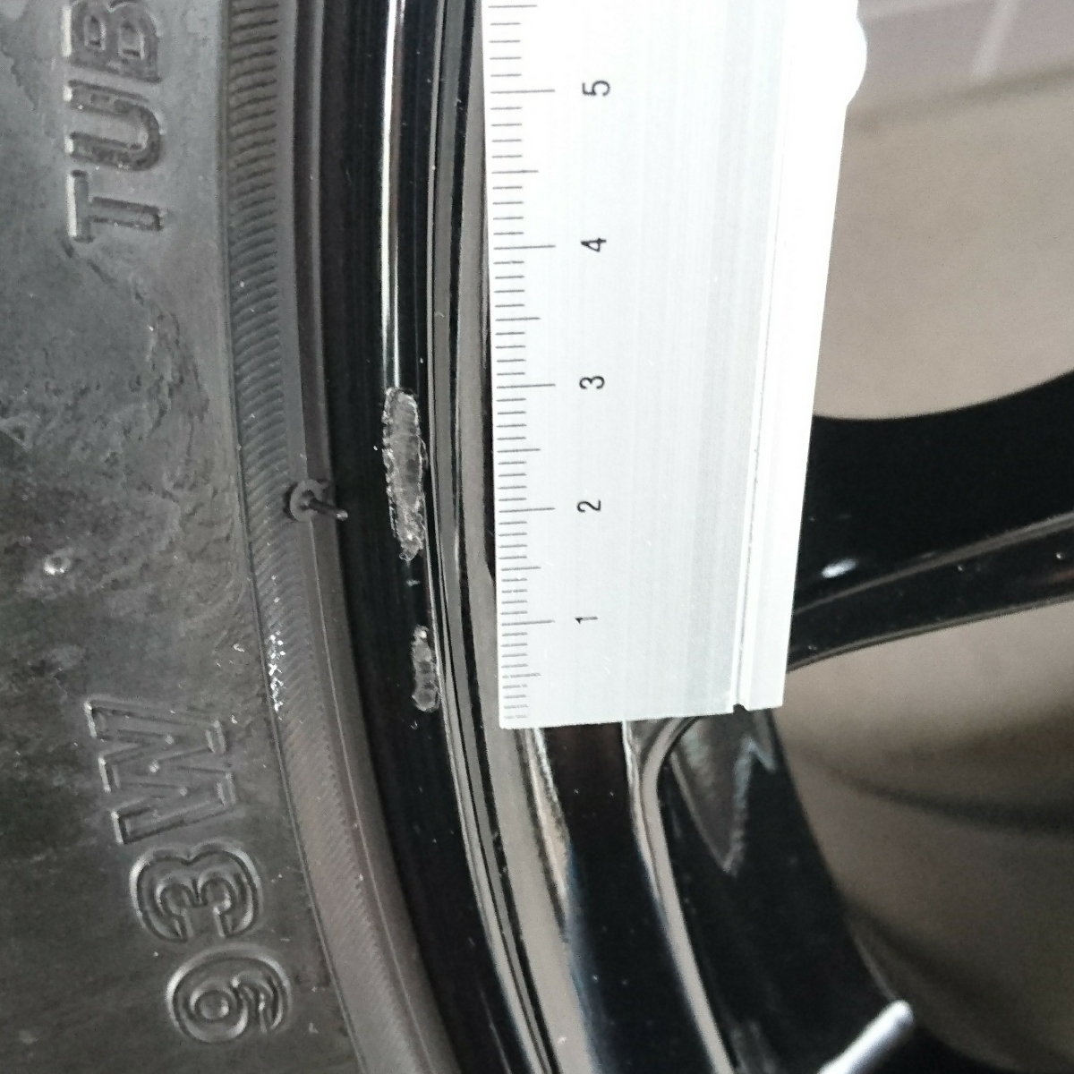 中古美品♪1台分！ WRX STI tS TYPE RA NBR 純正BBSホイール(18X8.5J+53 5/114.3 純正POTENZA RE070付き) S203 S204 TYPE RA-Rと同デザイン_5