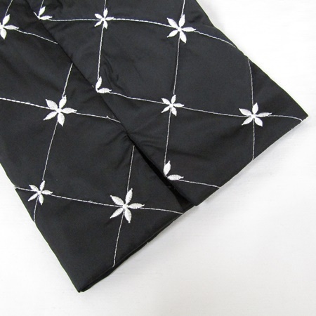 M'S GRACY エムズグレイシー 花柄 キルティング 中綿 コート ブラック