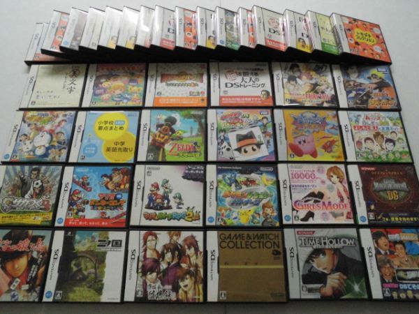 １円☆箱あり☆NINTENDO DSのソフトまとめて４０本セット/ニンテンドー DS/1213A40