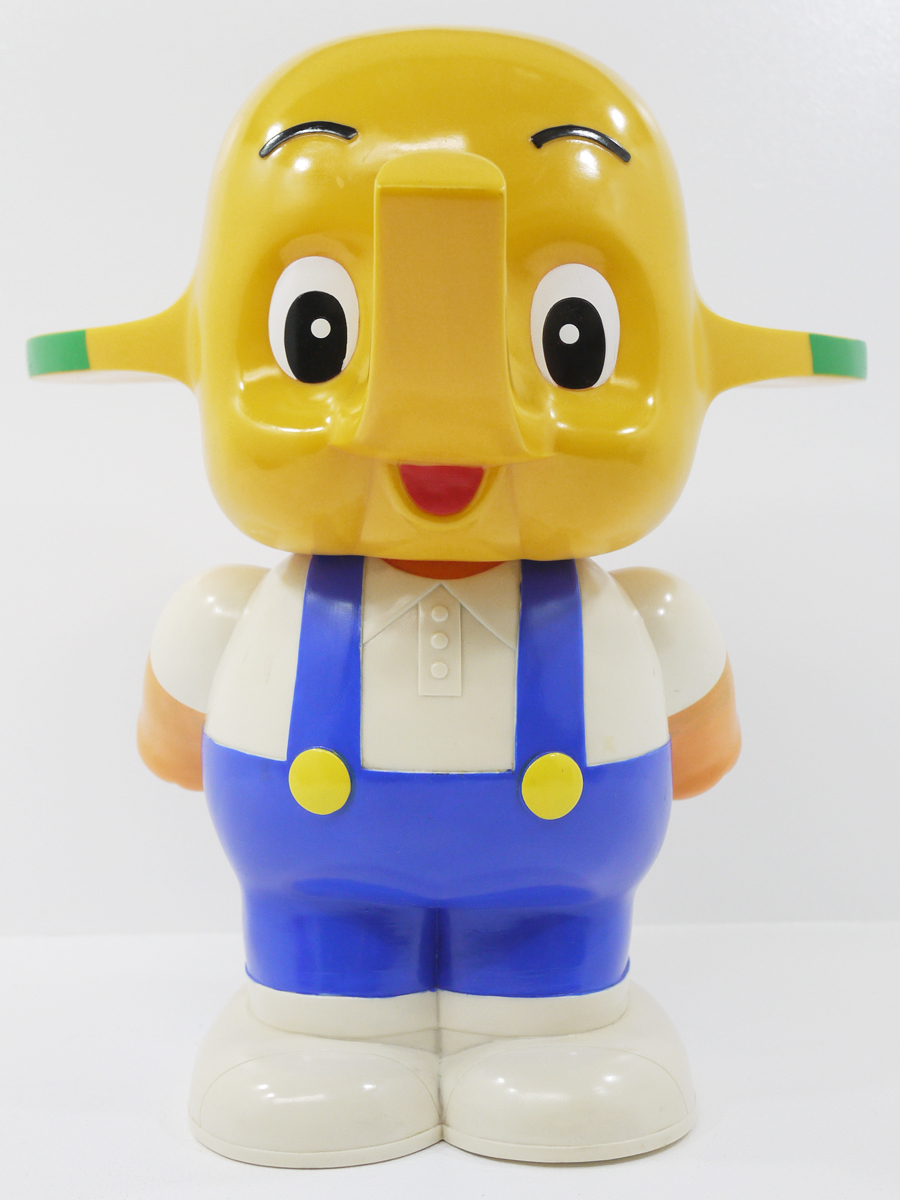 サトちゃん 佐藤製薬 貯金箱 当時物 人形 サトコちゃん ソフビ貯金箱 