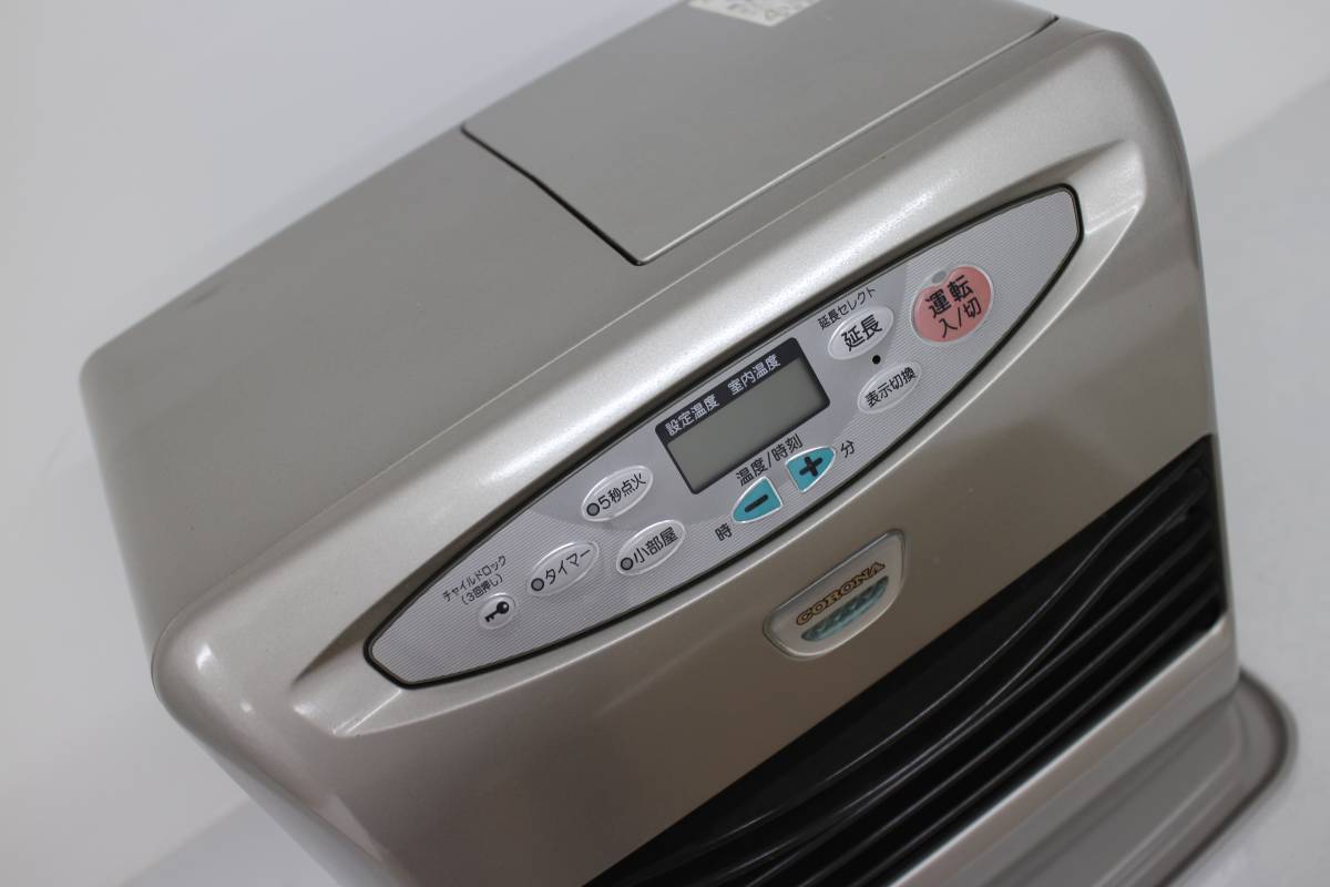 コロナ石油ファンヒ－タ－3.44kw(9-12畳) FH-E345BY ♪♪♪ 中古品 