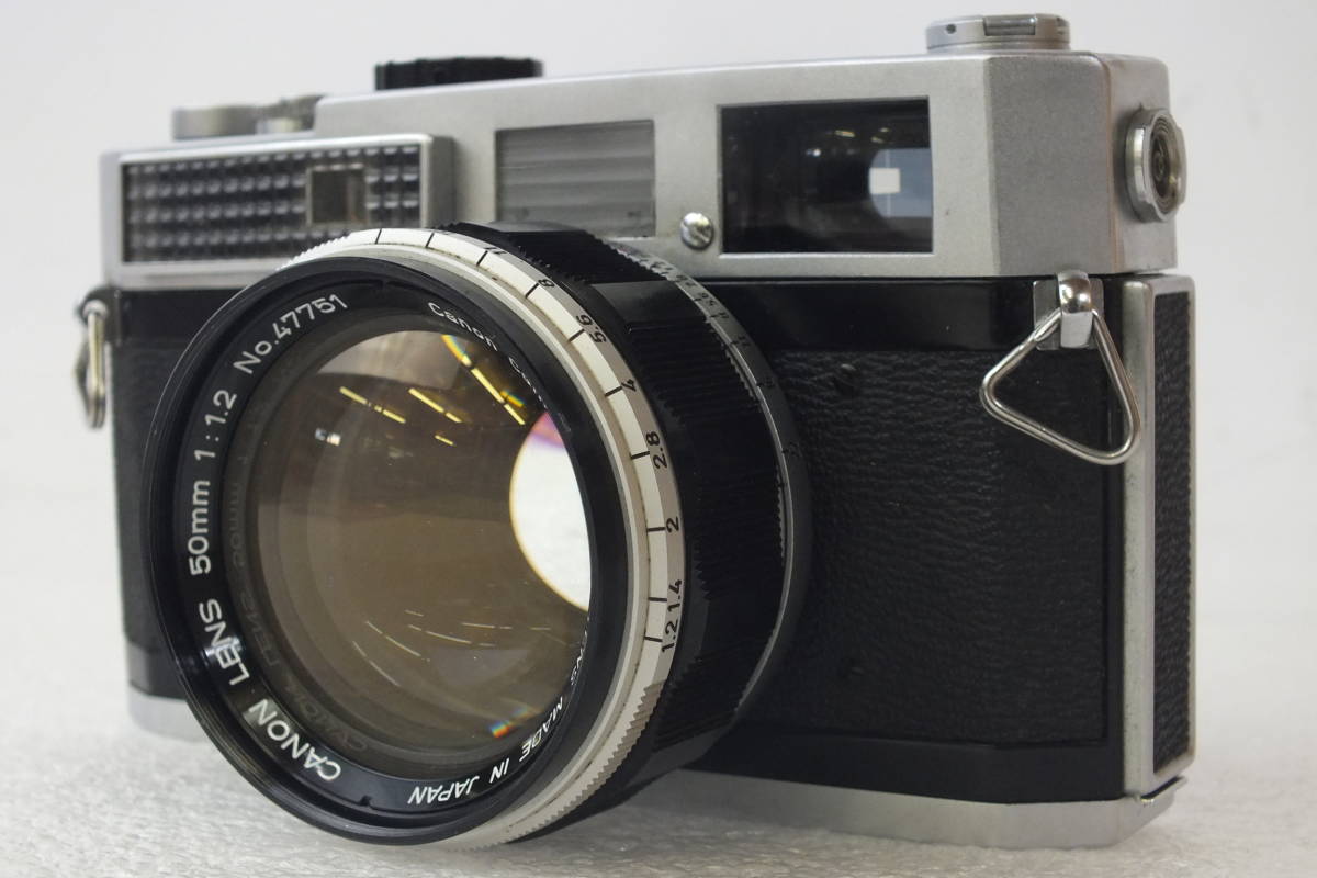 人気セール，品質保証 Canon カメラ MODEL7 キャノン 50mm 1:1.2レンズ付き 現状品 122H3356(キヤノン)｜売買されたオークション情報、yahooの商品情報をアーカイブ公開 - オークファン キヤノン
