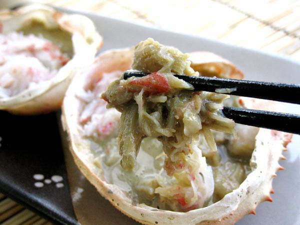 ずわい蟹甲羅盛4袋セットズワイカニのほぐし身とズワイ蟹の味噌を一緒に甲羅に詰め込んだ逸品オホーツク産の松葉ガニ 焼きかにや甲羅酒_4