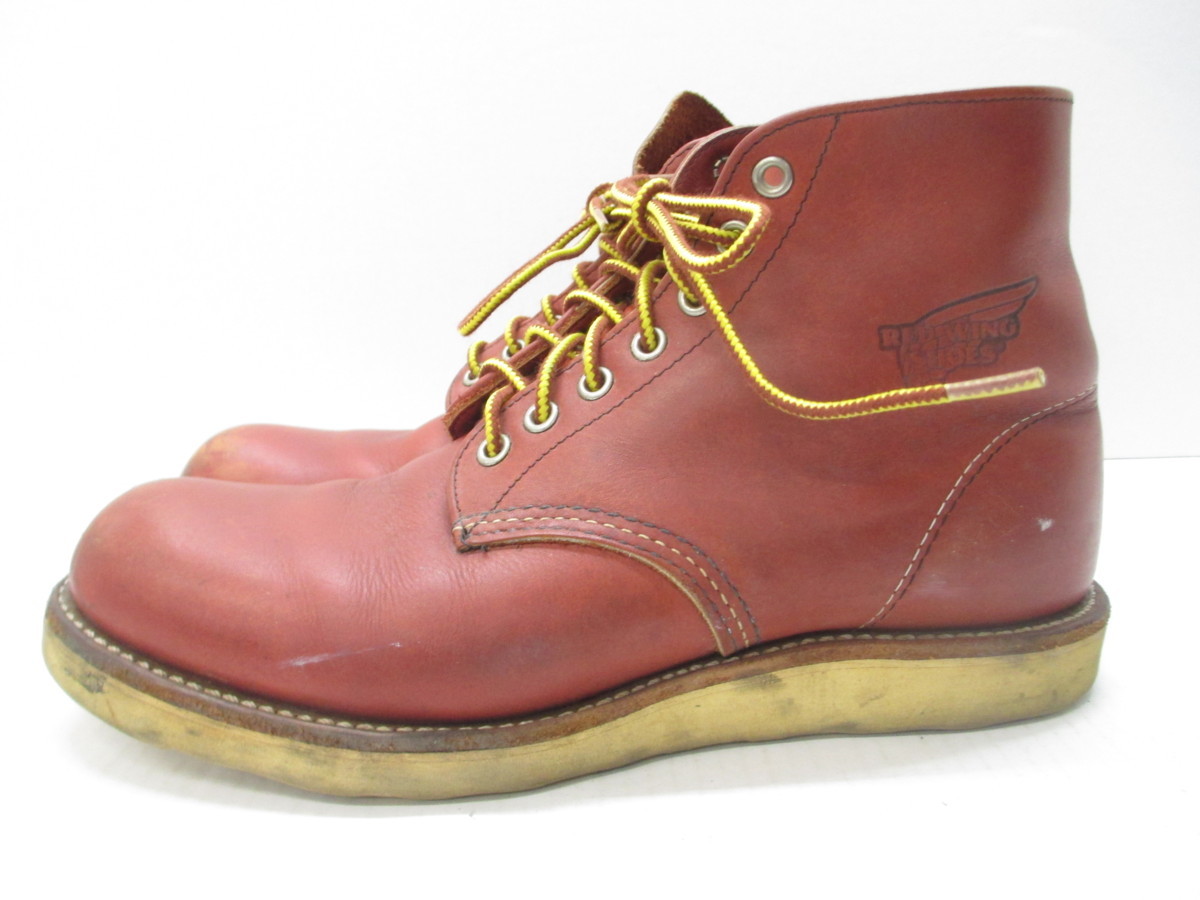 REDWING 8166 CLASSIC WORK BOOTS 6Roundo-toe 26.5cm ブーツ 靴 中古 メンズ ∴WT819