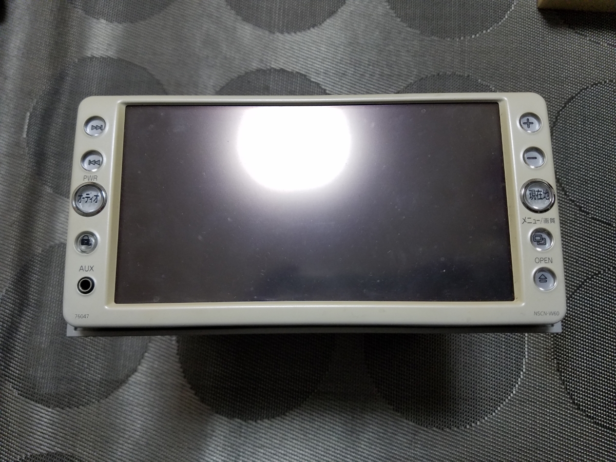 トヨタ純正　NSCN-W60 カーナビ トヨタ純正ナビ NSCN-W60 配線無し 【公式通販】