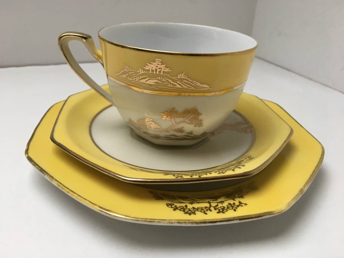 オールドノリタケ 金彩 カップ&ソーサー 金盛 里帰り 里帰り 