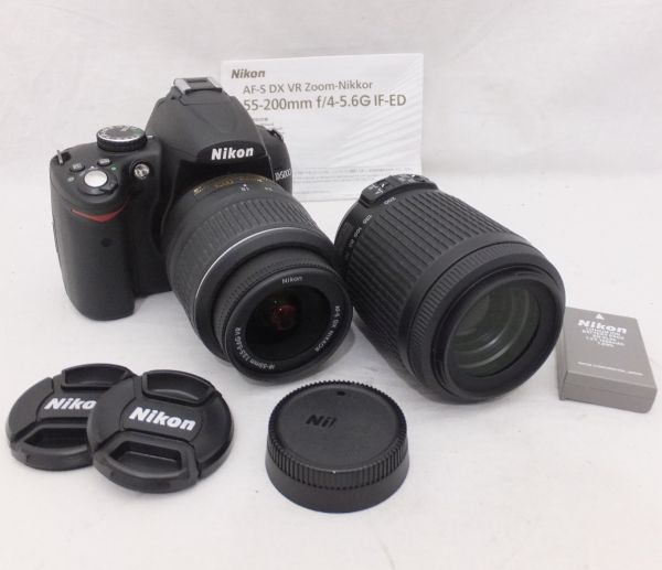 Nikon D5000 AF-S DX ニコン NIKKOR 18-55mm 1000円スタート カメラ