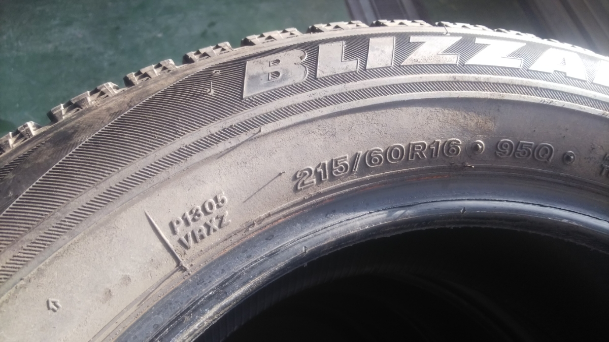 215/60R16 BS VRX 14年 【公式通販】