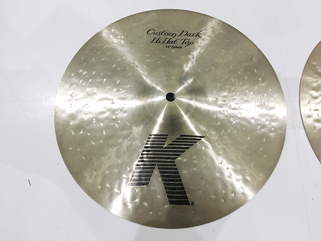 ZILDJIAN K CUSTOM DARK HI HATS 13インチ 中古