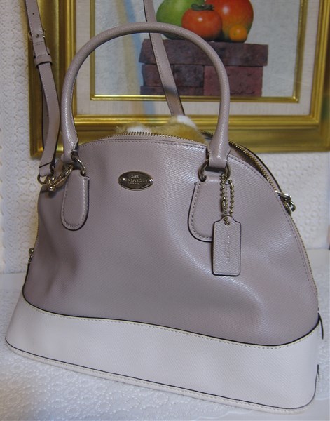 コーチ COACH ハンドバック ２ウェイ ２トーン ショルダーバッグ 薄いベージュ コーチ COACH ハンドバッグ 0 ミニボストンバッグ A4