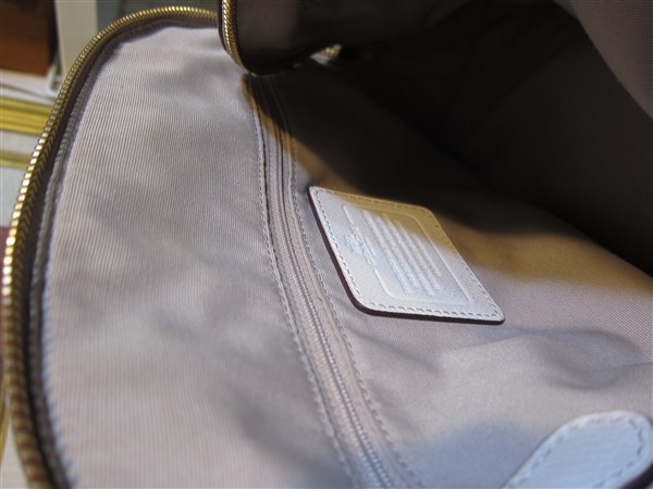コーチ COACH ハンドバック ２ウェイ ２トーン ショルダーバッグ 薄いベージュ コーチ COACH ハンドバッグ 0 ミニボストンバッグ A4