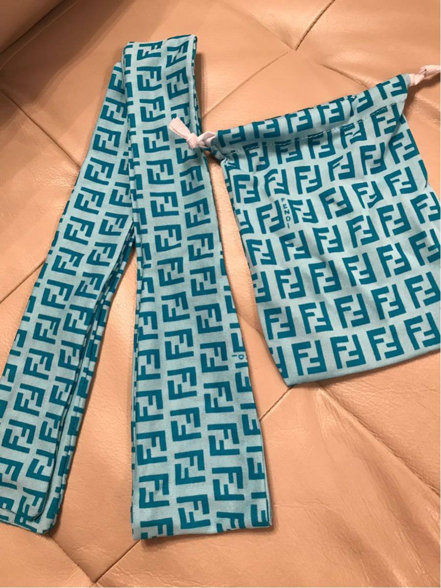 低価，爆買い フェンディ FENDI ズッカ柄 ターバン スカーフ ツイリー ポーチ付き レア(その他)｜売買されたオークション情報、yahooの商品情報をアーカイブ公開 - オークファン その他