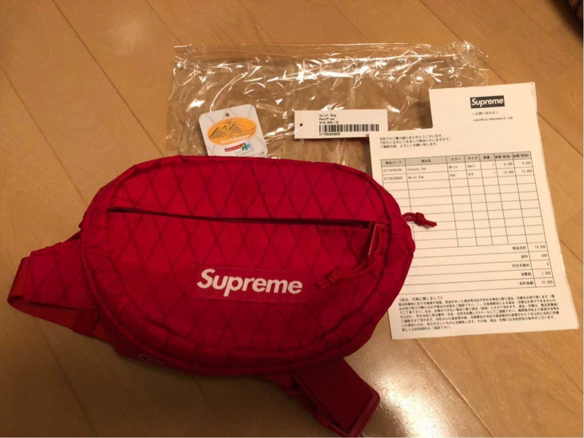 原本納品書付き supreme 18ss ショルダーバッグ 黒 美中古 【公式通販