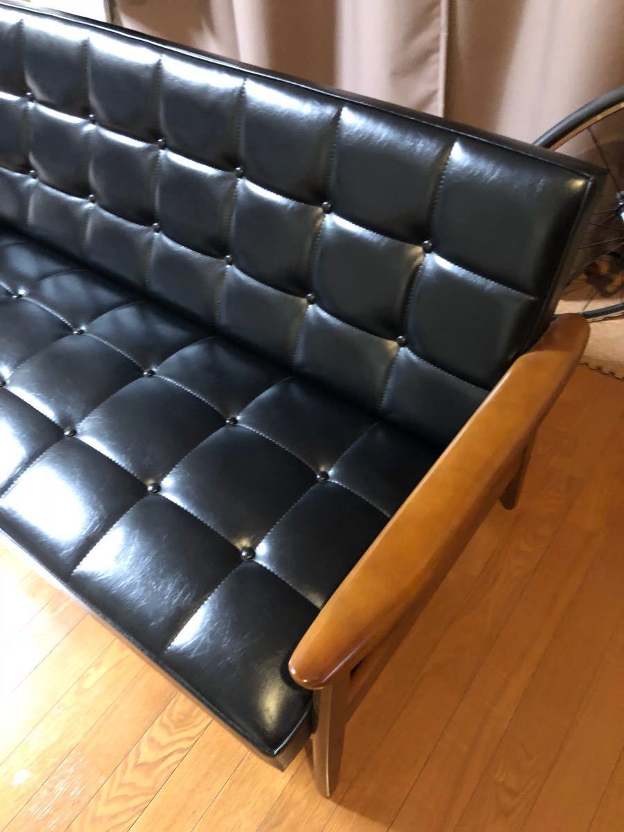 カリモク60 Kチェア 2シーター スタンダードブラック[W36143BW カリモク60 Kチェア 2シーター スタンダードブラック[W36143BW