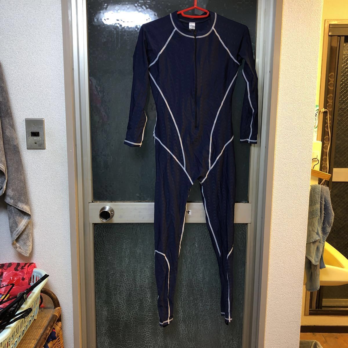  シャークスキン スピードタイプ 全身キャットスーツ 競泳水着 Lサイズレディース ネイビー(その他)｜売買されたオークション情報、yahooの商品情報をアーカイブ公開 - オークファン 女性用