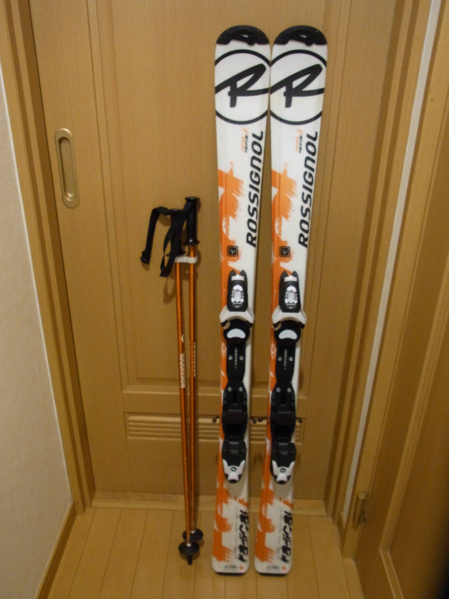 【大得価，新品】 ロシニョール ＲＯＳＳＩＧＮＯＬ ジュニア スキー板 １３０センチ ストックセット(カービング)｜売買されたオークション情報、yahooの商品情報をアーカイブ公開 - オークファン 子ども用