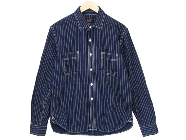 TENDERLOIN テンダーロイン ストライプ ワークシャツ ウォバッシュ