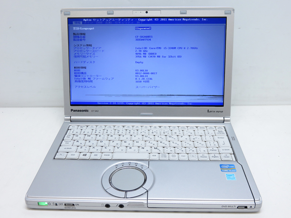 note Let's Core -レッツノート RZ8 i7-8500Y Panasonic 1.5GHz⁄16GB