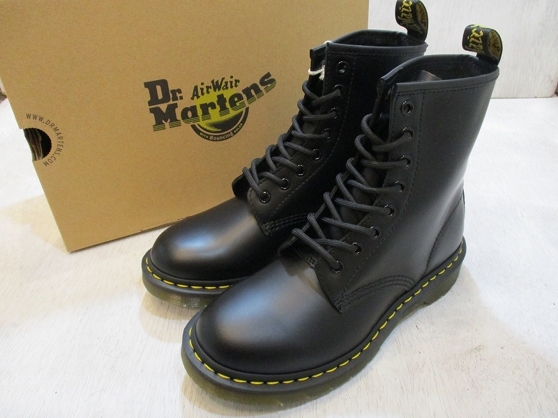 新品】Dr.Martens ドクターマーチン 8ホール BLACK UK5.0 【公式通販】
