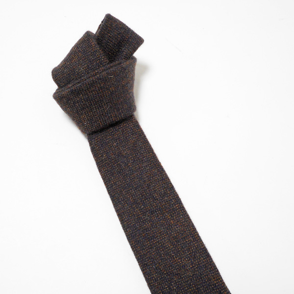 【新品/DS144】◆コルネリアーニ CORNELIANI◆カシミヤ100% ネクタイ ブラウン◎ビジネス・カジュアル