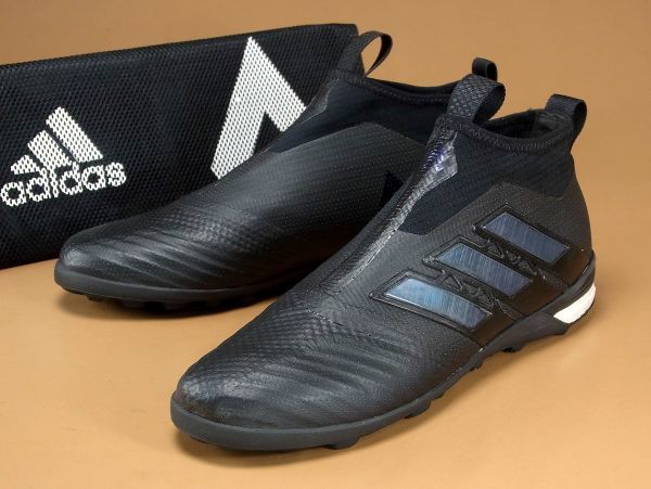 J5852*美品*adidas/アディダス*ACE Tango 17+ Purecontrol Turf Shoes/エースタンゴ17+ピュアコントロールターフシューズ*US9.5*靴*黒
