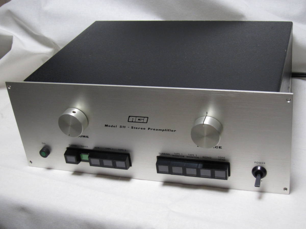 AGI Model 511 コントロールアンプ プリアンプ 完動 中古 AGIModel511
