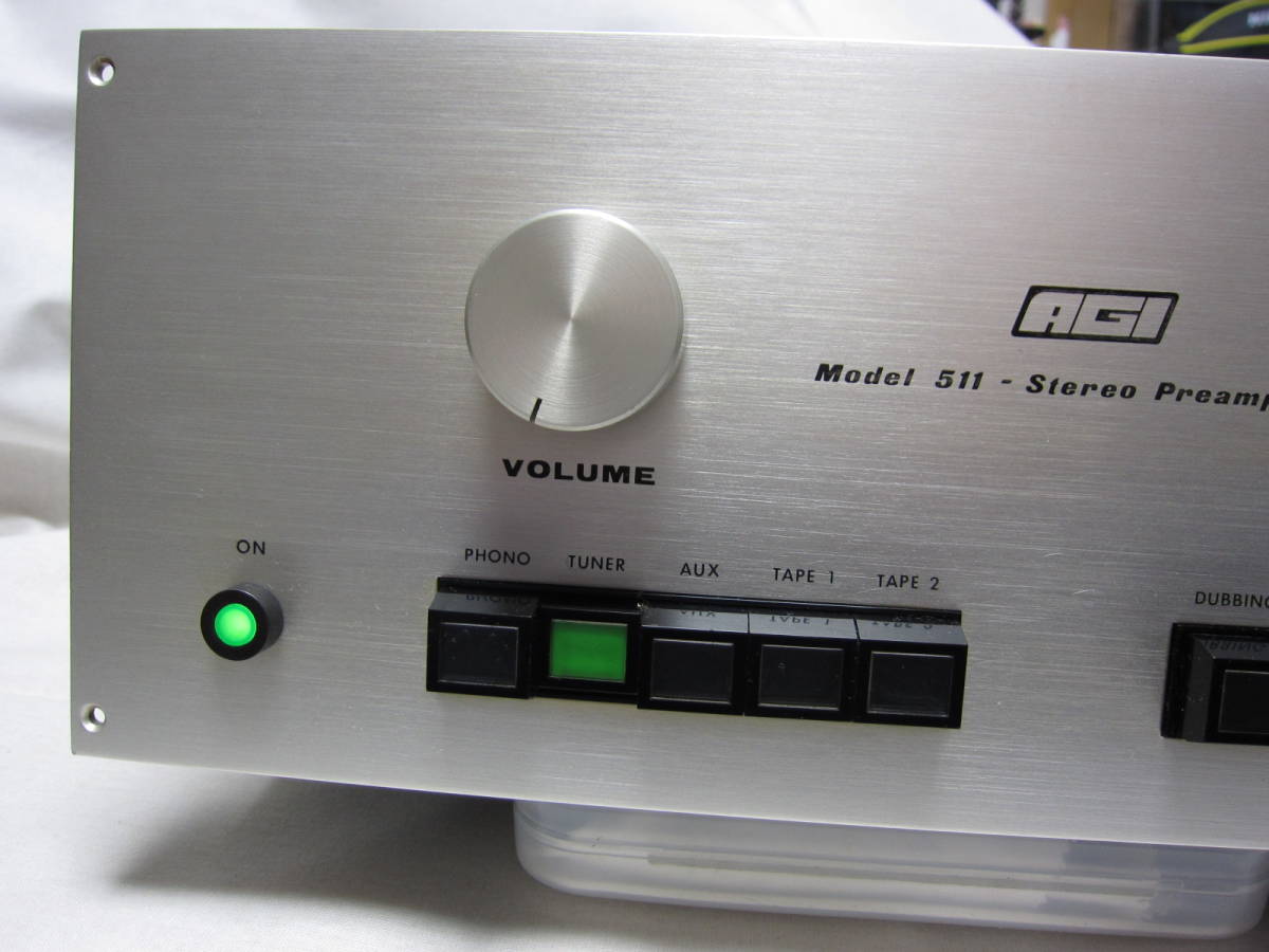 AGI Model 511 コントロールアンプ プリアンプ 完動 中古 AGIModel511