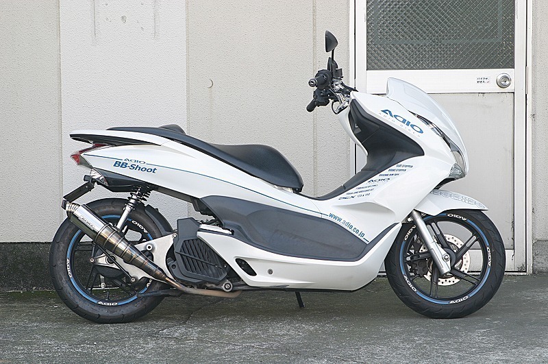 ホンダ PCX150 2型 KF12 アディオ デモカー 110mmロンホイカスタム