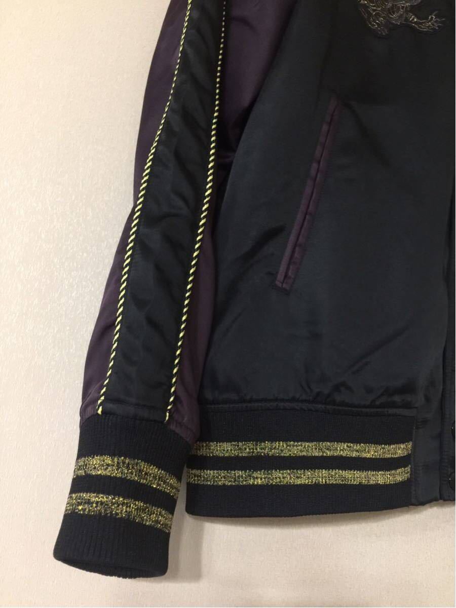 【新品】H&M スカジャン 44 Sサイズ レザー ライダース ブルゾン ジャケット 46 L01 L17 ブーツ デニム バッグ ニット 19 stud homme dude9