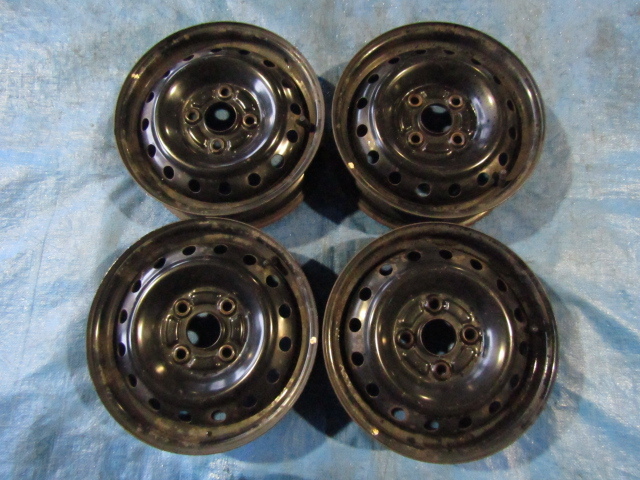 ダイハツ ミラ(L275S) 純正スチールホイール 13x4J 40 4本セット [T-1554]