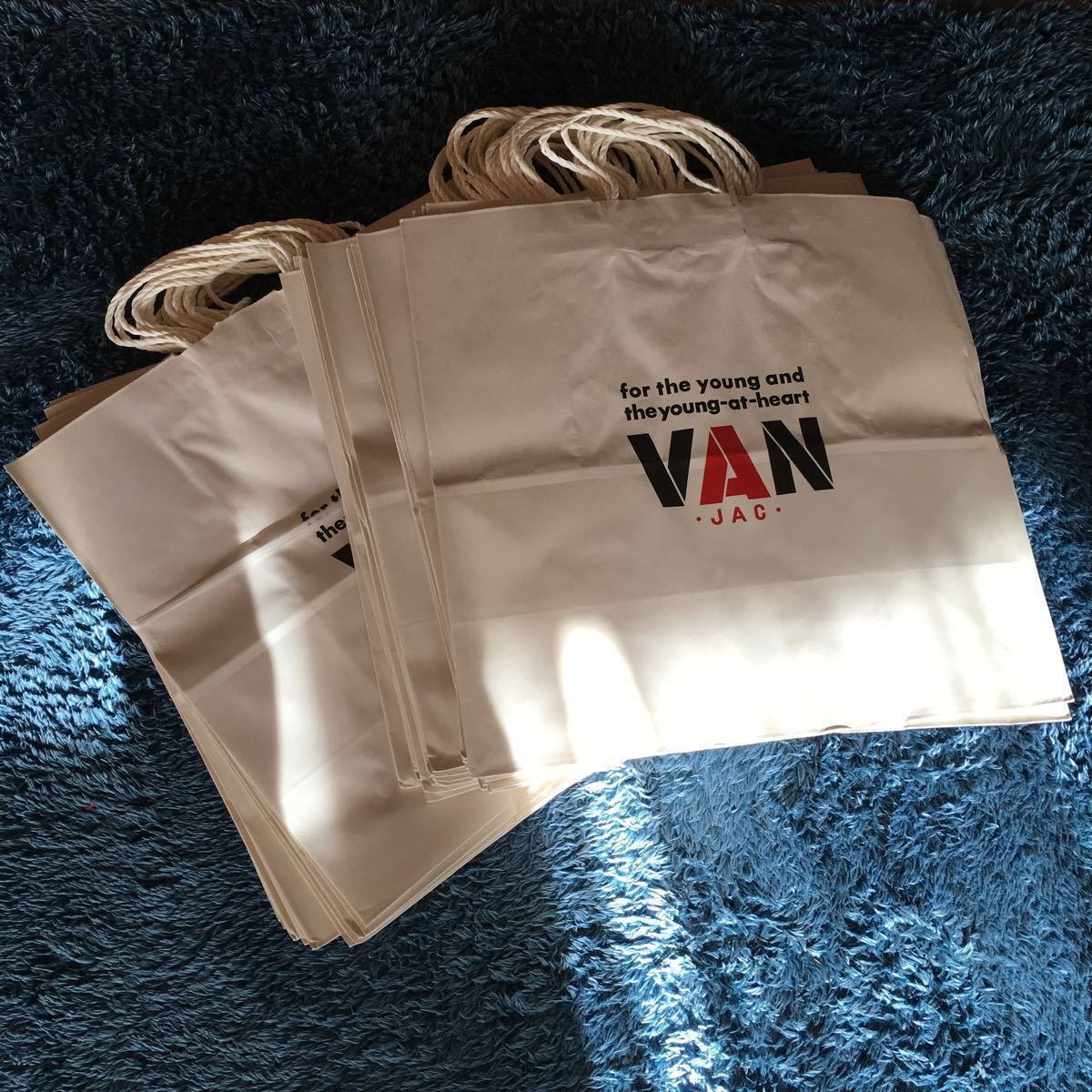 安い，大人気 30枚以上 VAN JAC ショピング ギフト バック カラー レッド サイズ45センチ&times;45センチ マチ21.5センチ ショプ紙袋 大 レトロ(その他)｜売買されたオークション情報、yahooの商品情報をアーカイ その他