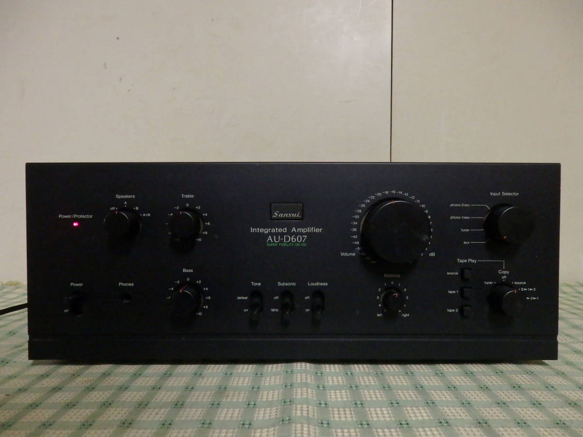 山水 SANSUI AU-D607 プリメインアンプ 一般 オーディオ機器 【公式通販】