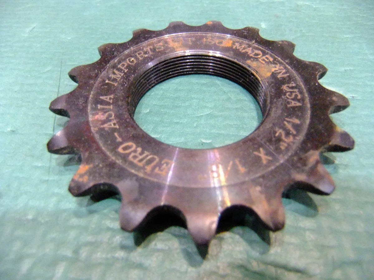 ASIA EURO track コグ ユーロアジア delux steel cog 17T 固定ギア 厚 