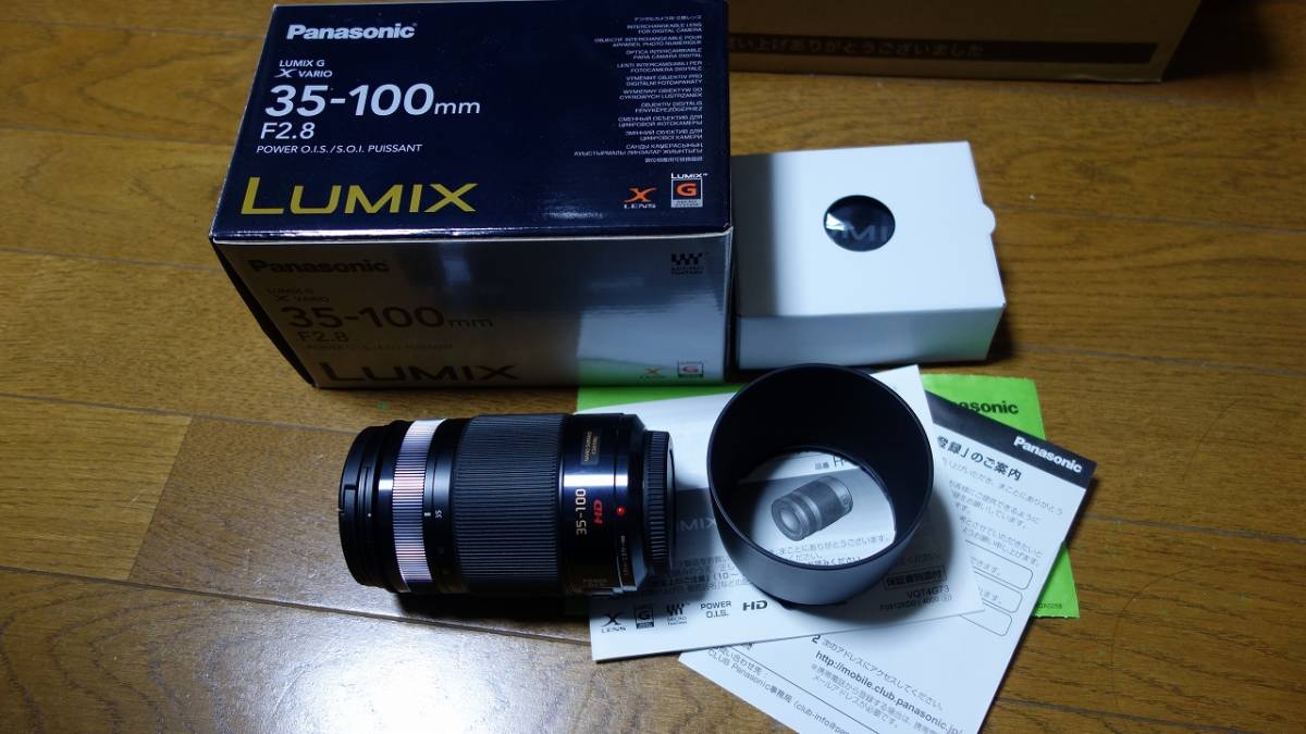  PANASONIC LUMIX G VARIO 35-100mm F2.8(パナソニック)｜売買されたオークション情報、yahooの商品情報をアーカイブ公開 - オークファン パナソニック