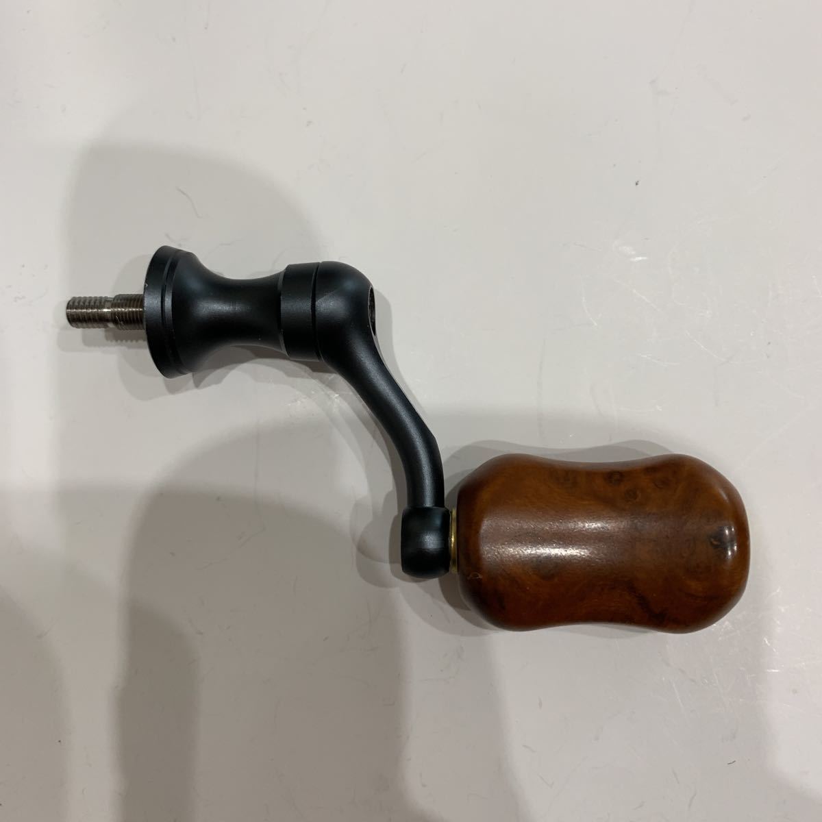 美品 シマノ センシティブショートハンドル 夢屋 30mm 花梨ノブ 付き