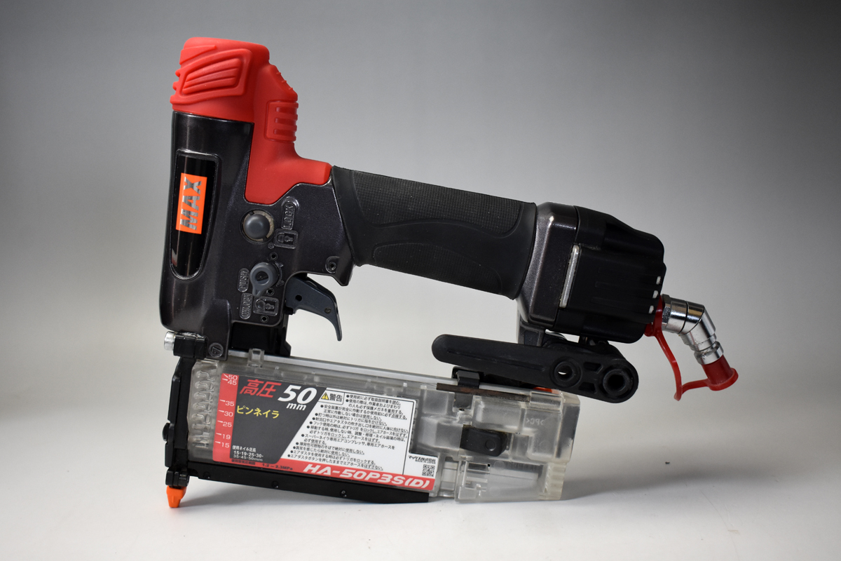 □□○中古・良品！MAX スーパーネイラ 釘打機 高圧ピンネイラ HA 