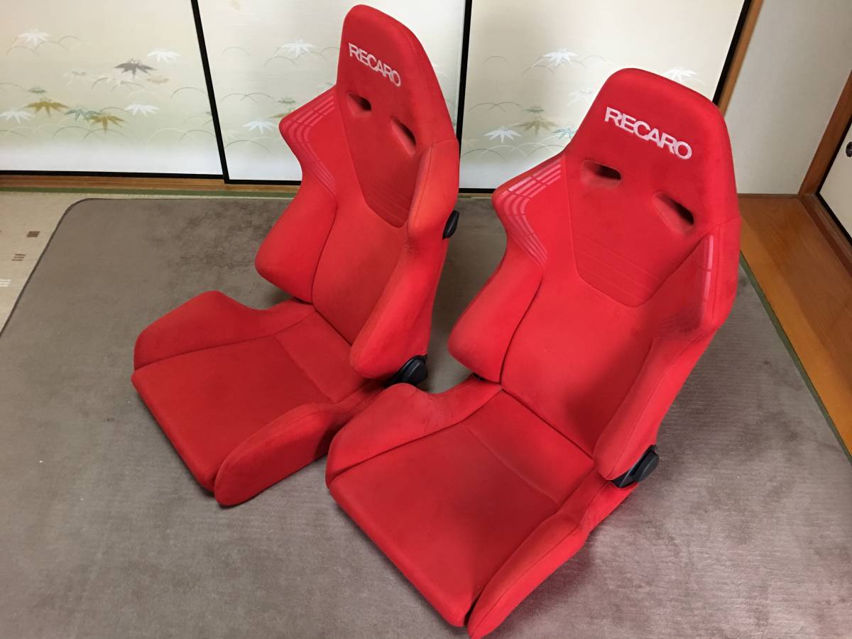 RECARO SR-6 KK100S レカロ シート レッド 赤 左右セット フェアレディ 