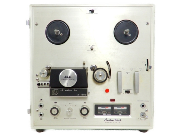 AKAI ジャンク アカイ オープンリールデッキ X-100D 通電確認のみ GX