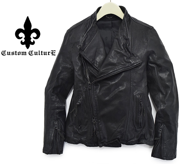 定価5万円 カスタムカルチャー【CUSTOM CULTURE】シワ加工 ゴート 