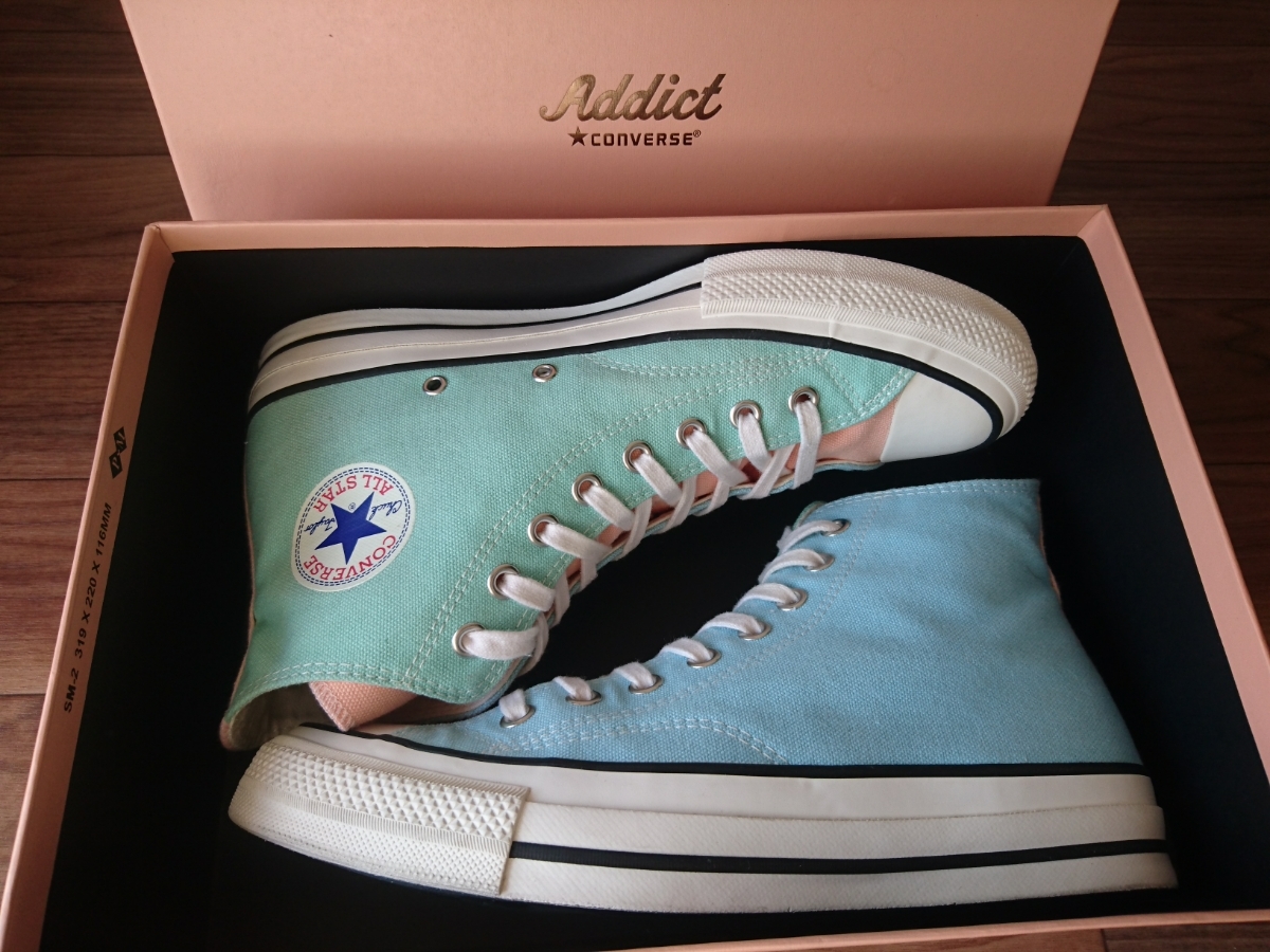 addict converse コンバース チャックテイラー MULTI HI【MINT/PINK 