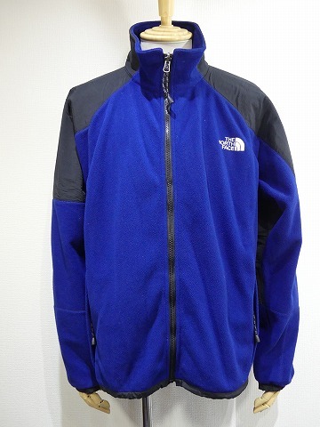 大得価，限定セール 90s 00s ビンテージ THE NORTH FACE ノースフェイス GORE WIND STOPPER ブルー&times;ブラック フリース ジャケット L デナリ(フリース)｜売買されたオークション情報、yahooの商品情報をアーカイブ公開 - 男性用