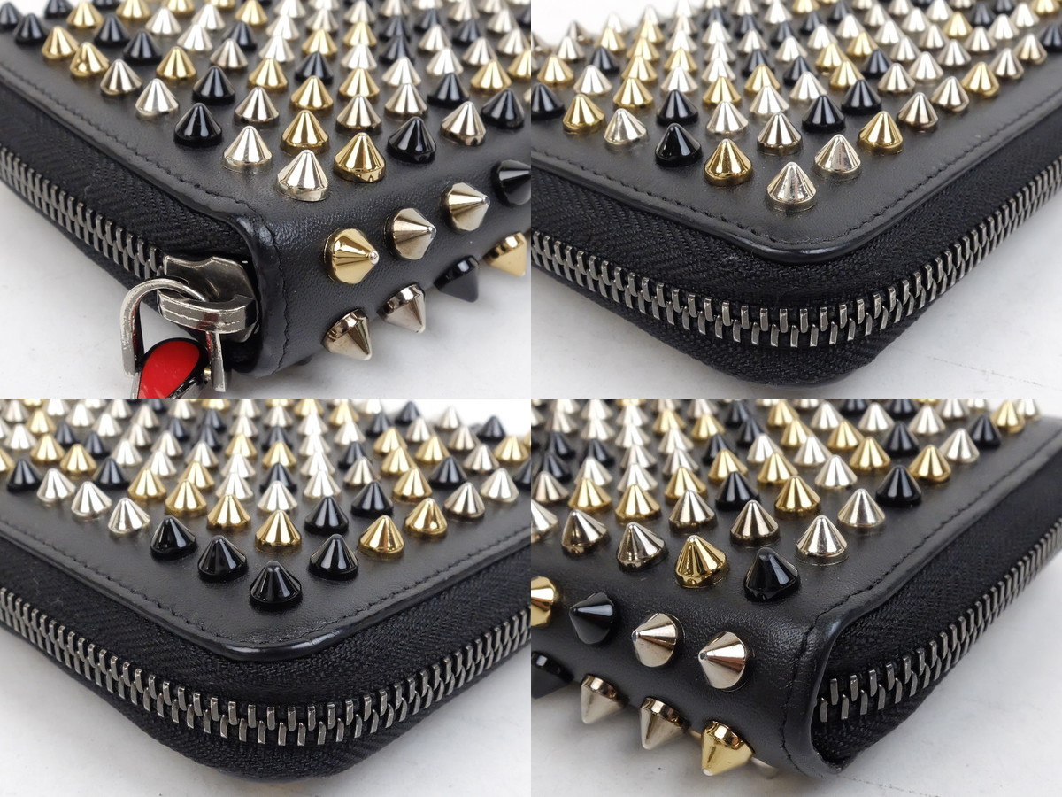 Christian Louboutinルブタン】パネトーネ☆スタッズ付き☆ラウンド 