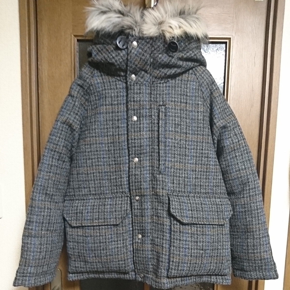 THE NORTH FACE PURPLE LABEL ザ・ノースフェイス パープルレーベル nd2873n ハリスツイードセロー Harris Tweed Serow ダウン down