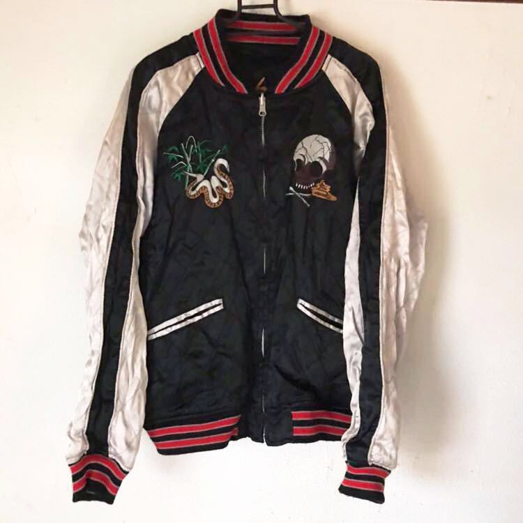 スカジャン ヒューストン HOUSTON リバーシブル | S-K-R.NL