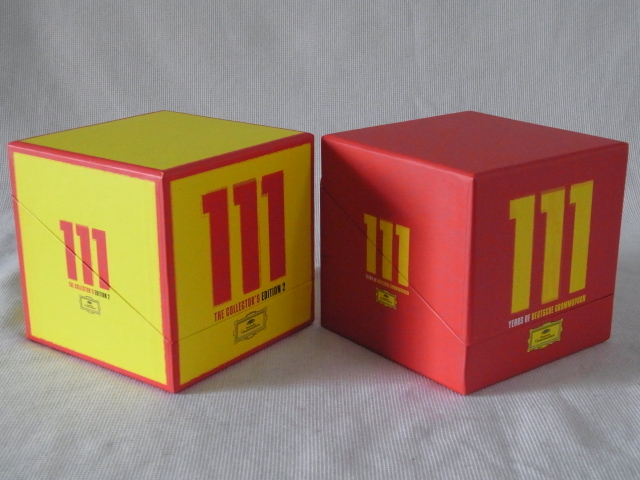 蔵出◆CD BOX Box Set Classical ドイツ・グラモフォン１１１周年記念コレクターズ・エディション１・２　111枚セット◆長期保管　美品