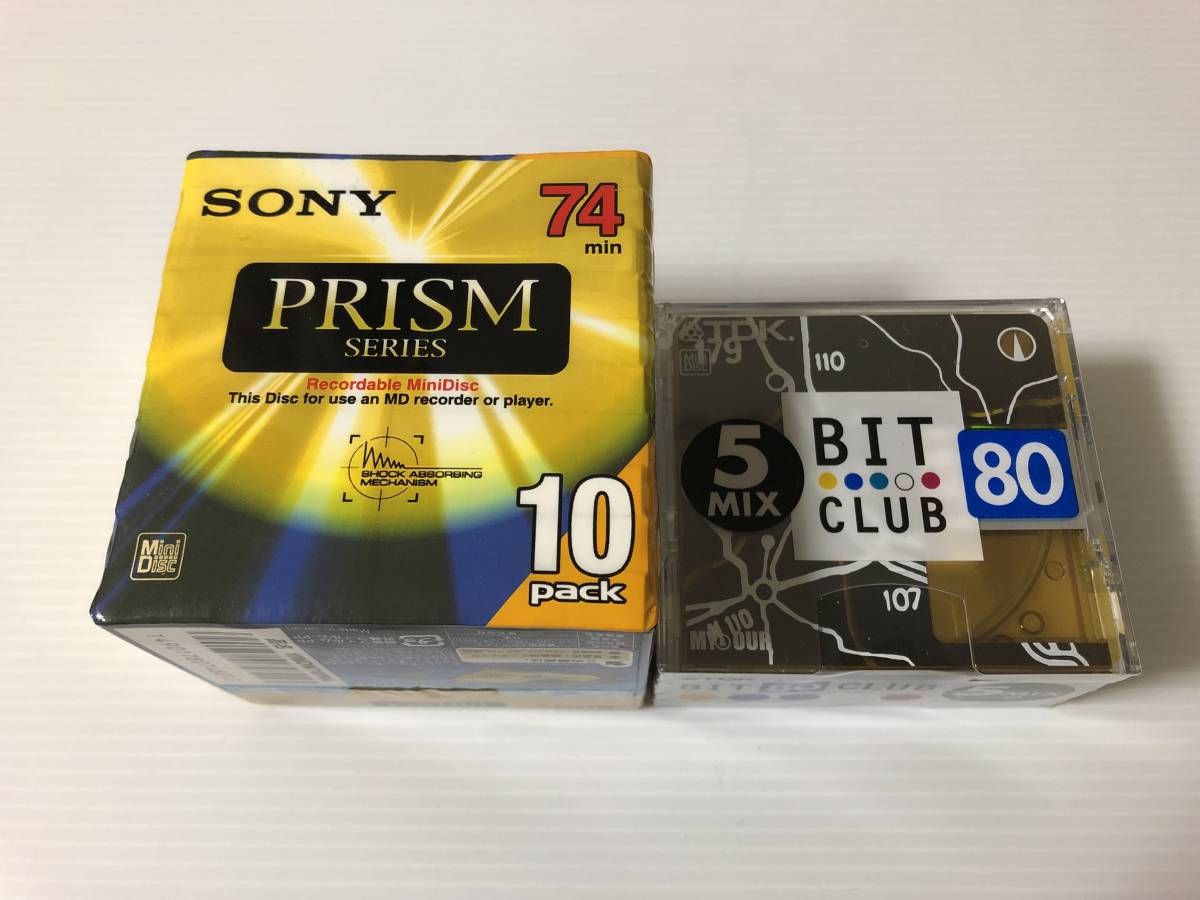 SONY PRISM MD SERIES | ソニー ミニディスク MDディスク 80分 74分 録音用