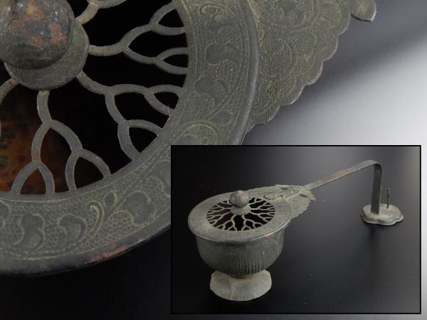 HOT，品質保証 古美術 仏教美術 銅製 毛彫 柄香炉 蓮弁紋 時代物 古作 極上品 初だし品 6697(その他)｜売買されたオークション情報、yahooの商品情報をアーカイブ公開 - オークファン その他