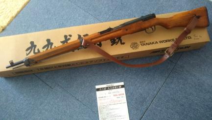 定番人気，得価 タナカ 九九式短小銃 ガスガン 中古 極美品 タナカ
